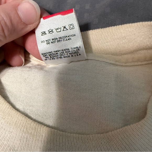 Vintage Get Stiff At Big Dick’s Pub T Shirt Men’s XL 1989 FAIR STAIN DISCOLORED - Picture 7 of 15